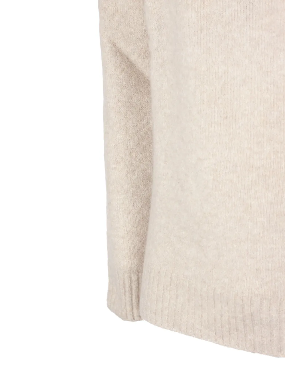 Kangra high-neck knitted sweater Beige