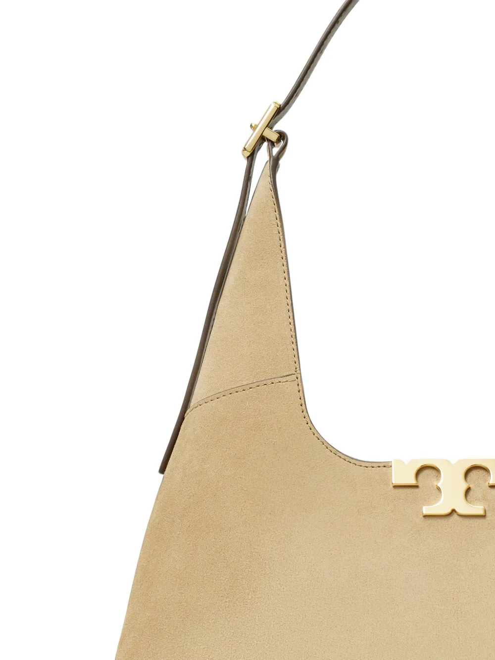 Tory Burch Eleanor suede shoulder bag Beige