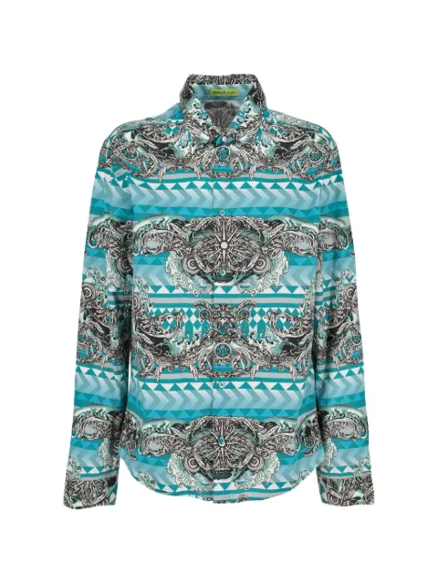 Versace Pre-Owned graphic-print button-up shirt