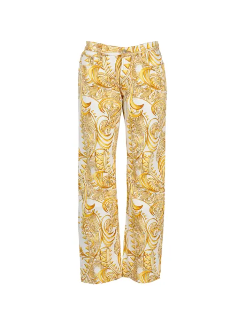 Versace Jeans Couture Baroque-print jeans