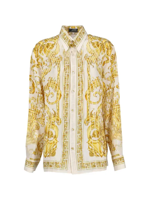 Versace Pre-Owned Barocco-print silk shirt