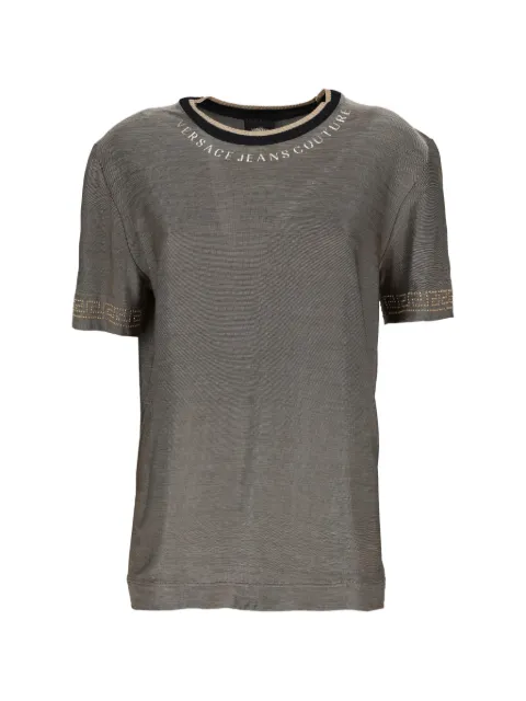 Versace Jeans Couture Greca-trim logo-print T-shirt