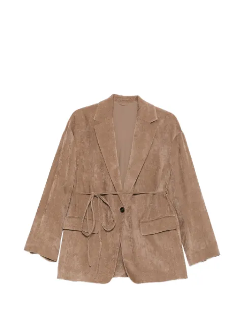 Brunello Cucinelli belted corduroy jacket