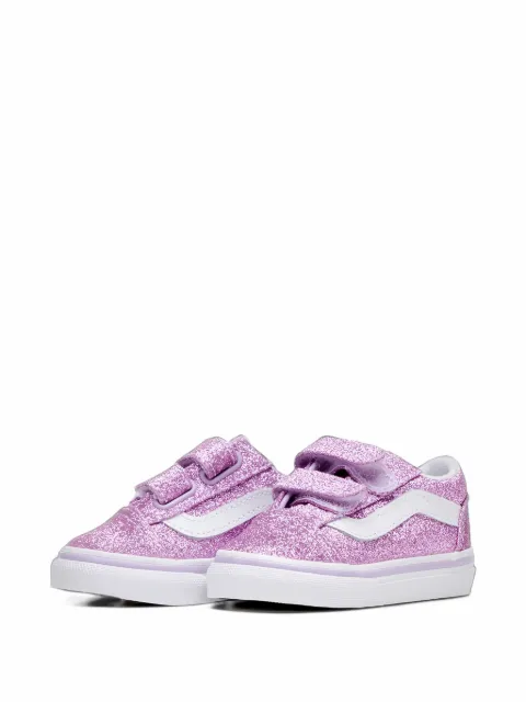 Vans Kids Old Skool V glitter sneakers