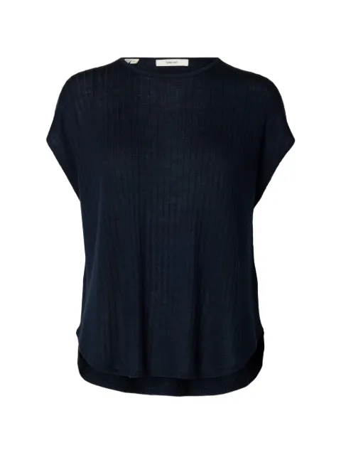 SELECTED Naja ribbed-knit top