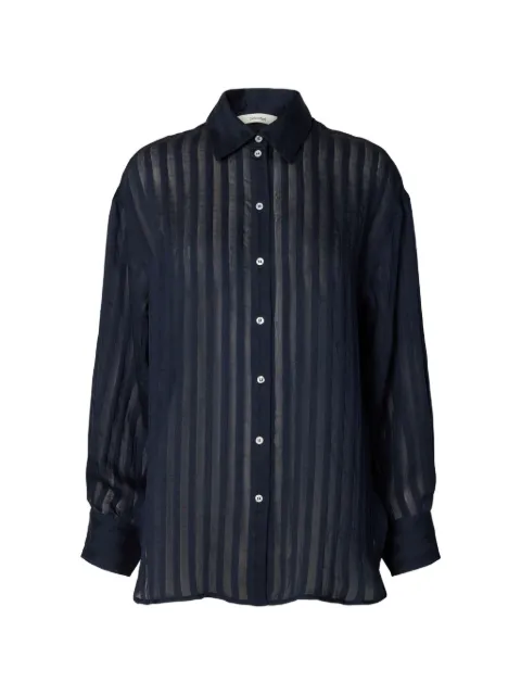 SELECTED Toran oversized striped shirt