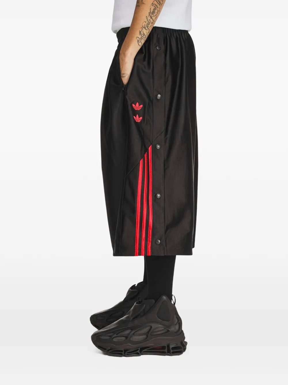adidas x Willy Chavarria Dazzle shorts Zwart