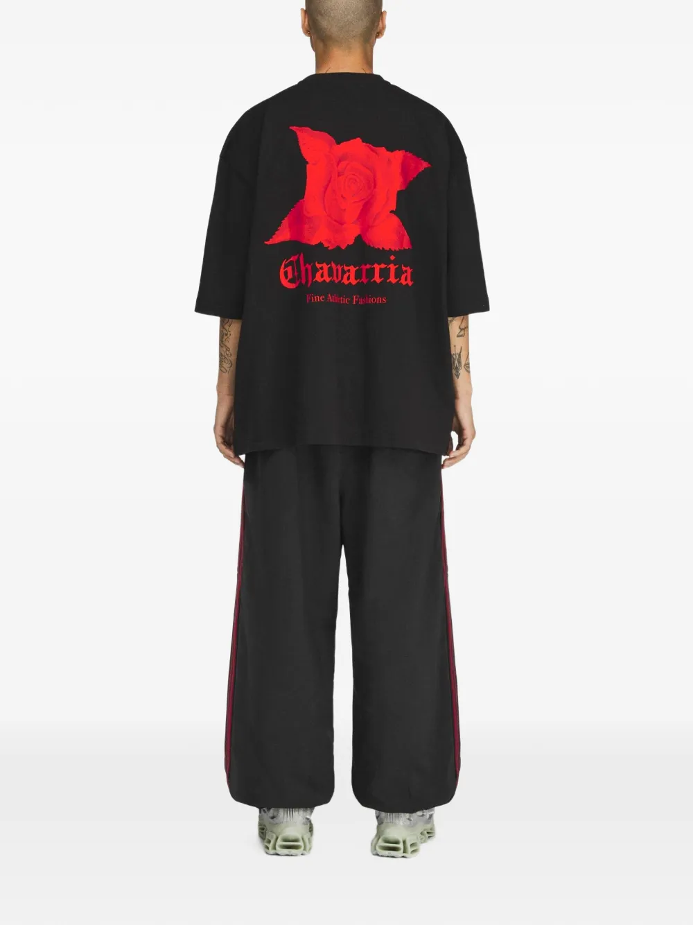 adidas x Willy Chavarria Dark Rose T-shirt Zwart