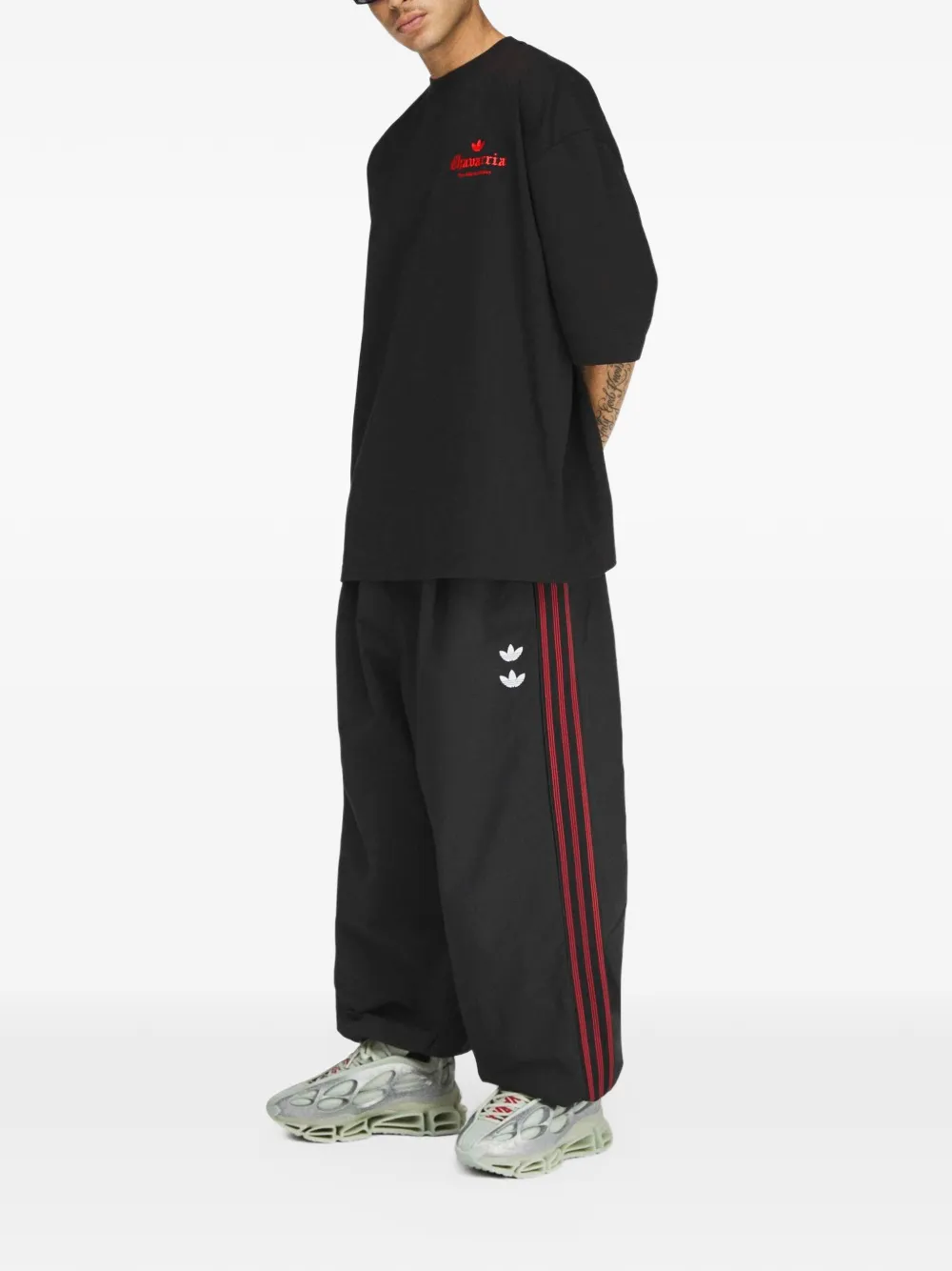 adidas x Willy Chavarria Dark Rose T-shirt Zwart