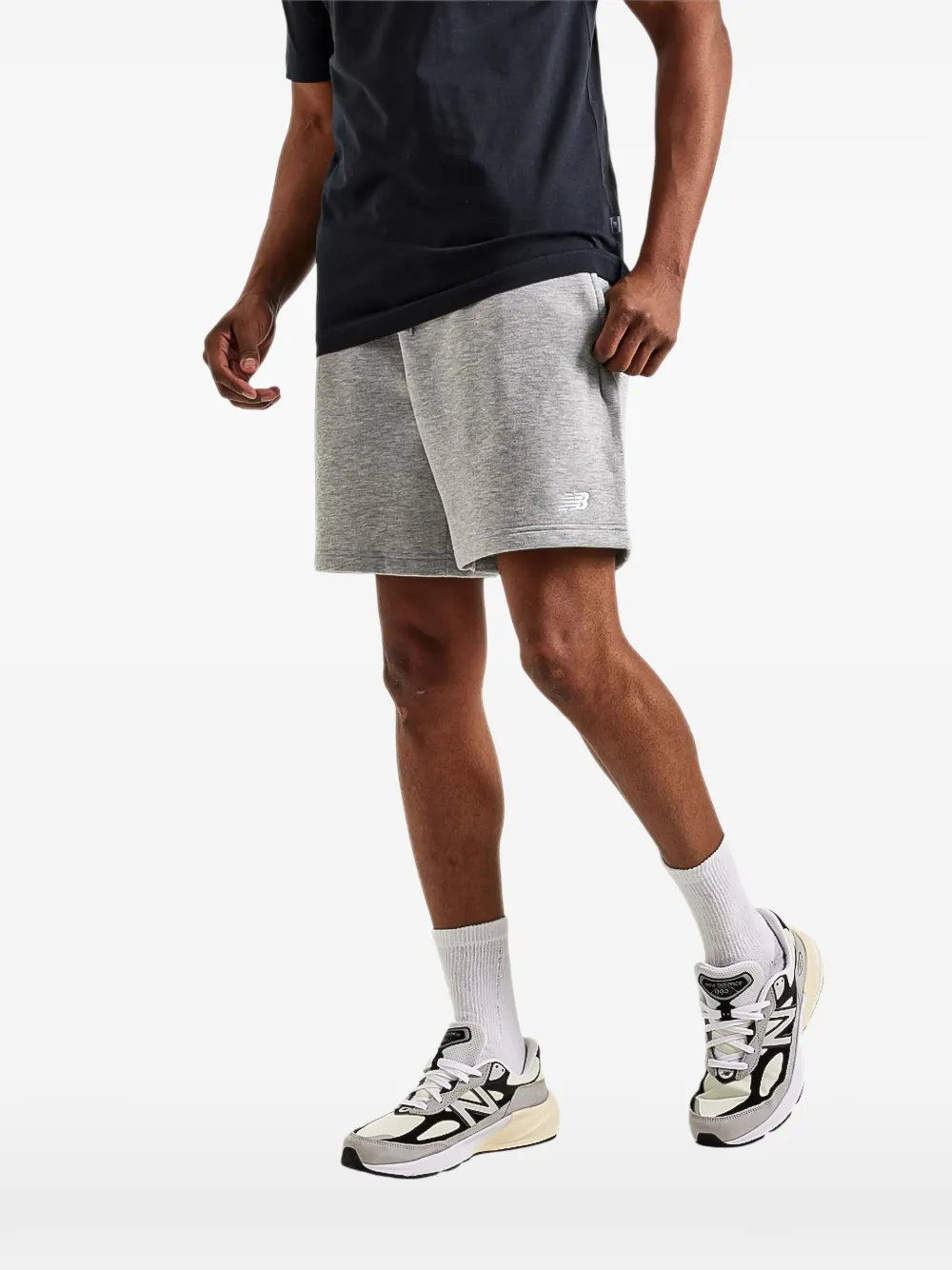 New Balance Sport Essentials fleece short 7" - Grau