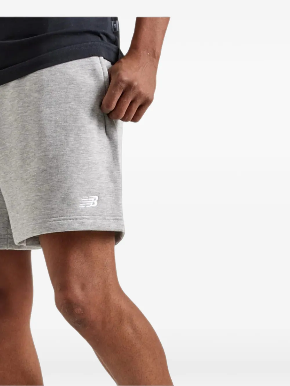 New Balance Sport Essentials fleece short 7" Grijs