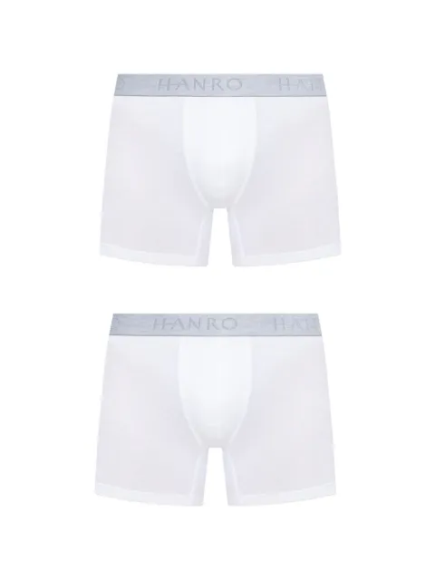 Hanro logo-waistband boxer shorts set