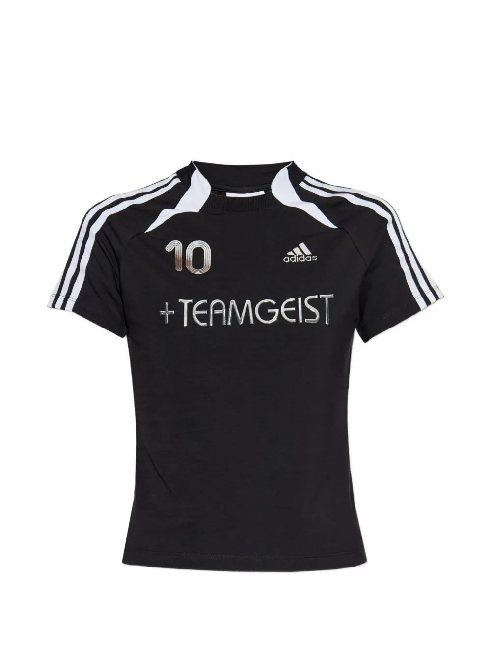 adidas Teamgeist logo-print T-shirt - Schwarz