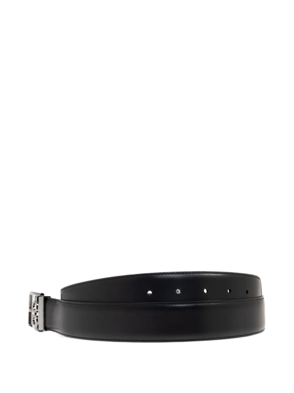 Ferragamo reversible and adjustable Gancini belt Zwart