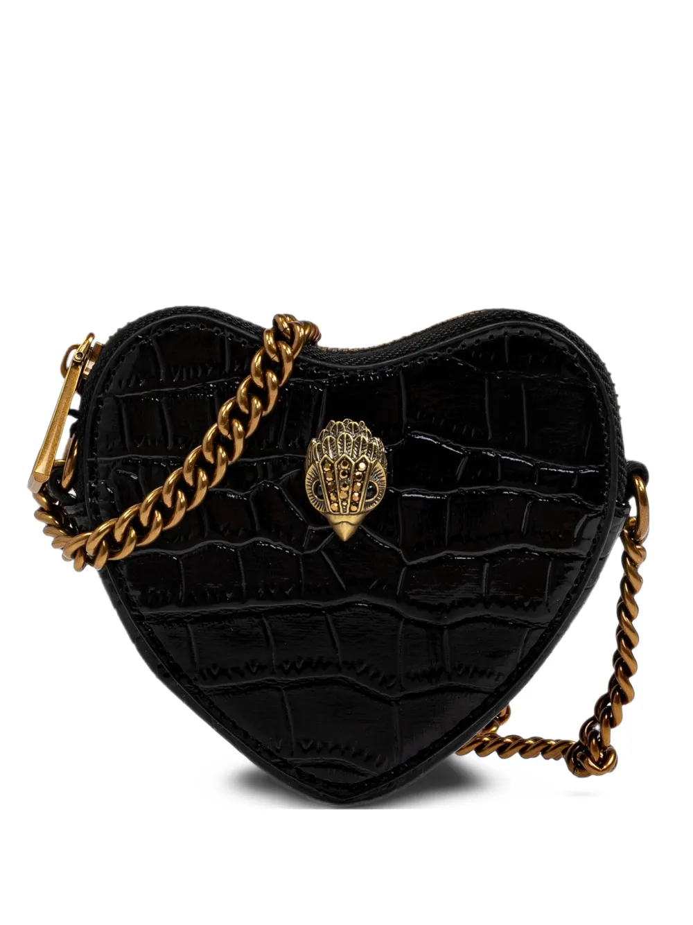Kurt Geiger London Micro Heart crossbody - Schwarz
