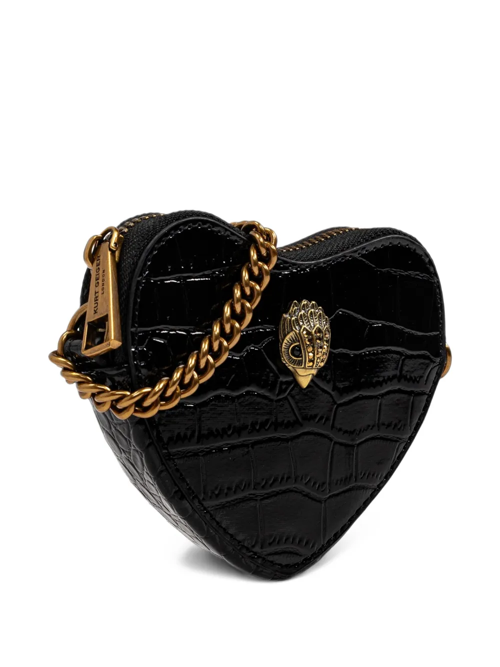 Kurt Geiger London Micro Heart crossbody Zwart