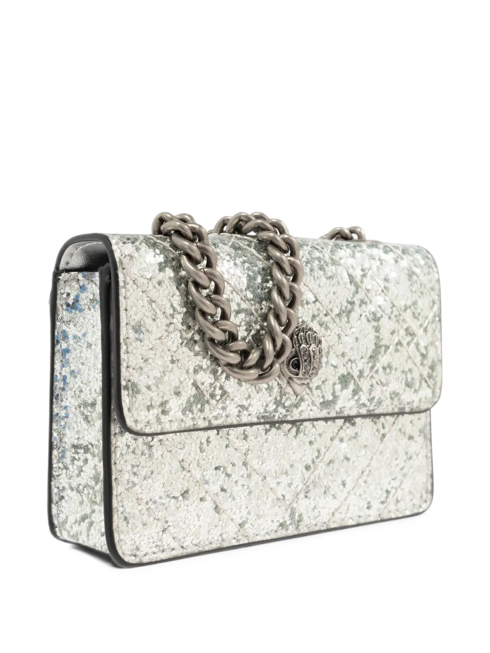 Kurt Geiger London Micro Kensington tas Zilver