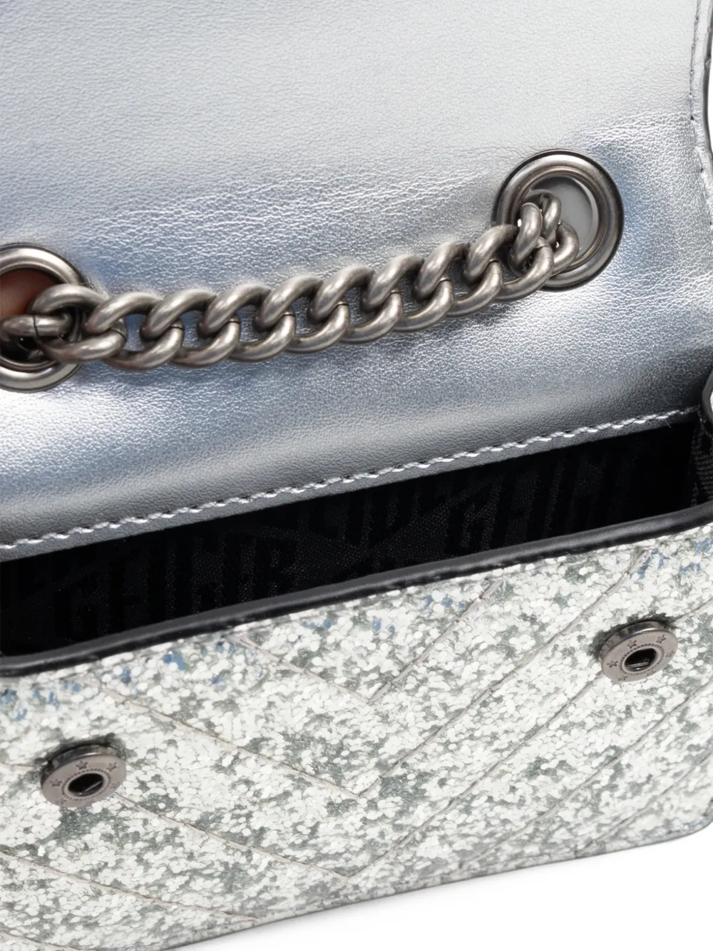 Kurt Geiger London Micro Kensington tas Zilver