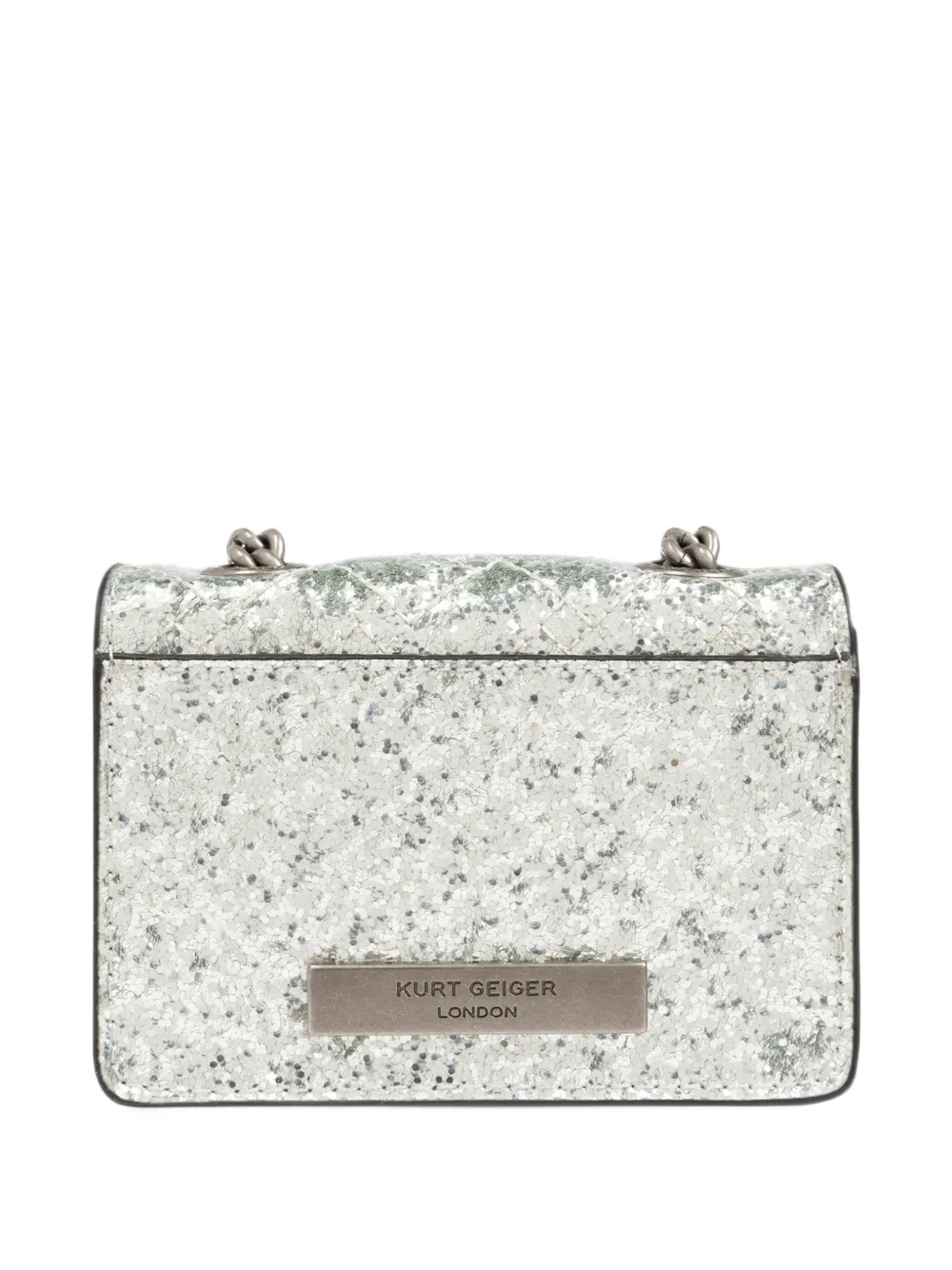 Kurt Geiger London Micro Kensington tas Zilver