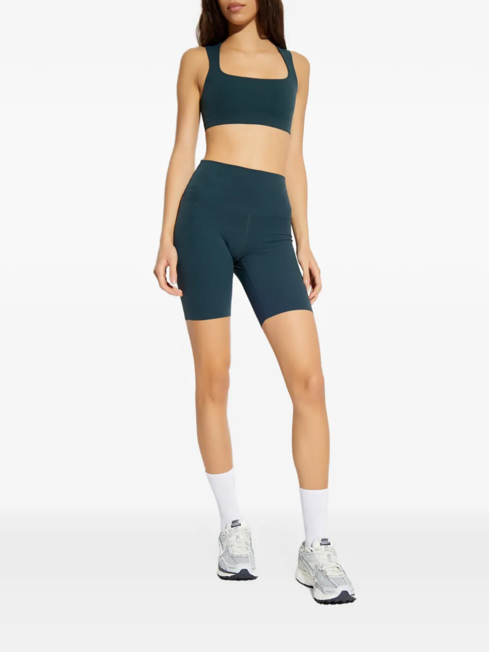 Nike Sport-bh met logoprint Blauw