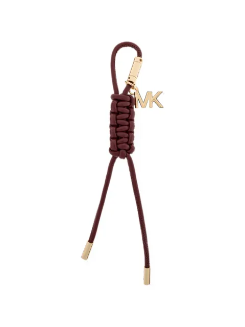Michael Michael Kors llavero con logo trenzado