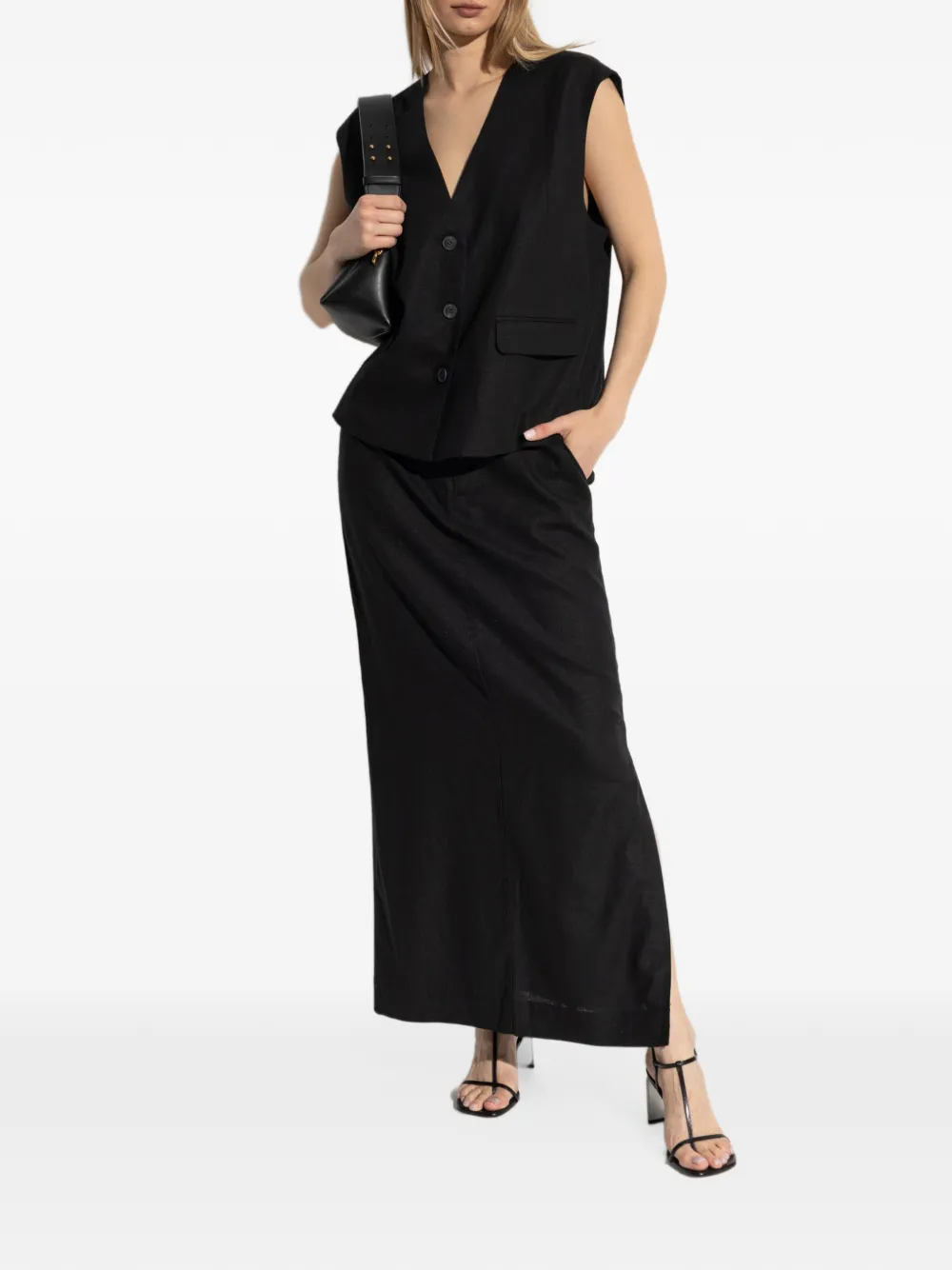 Gestuz Gzizza waistcoat Zwart