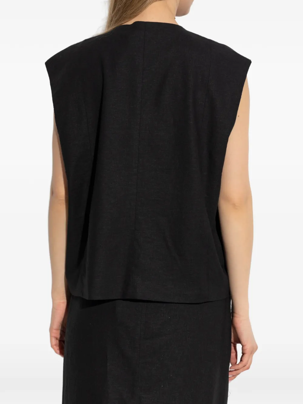 Gestuz Gzizza waistcoat Zwart