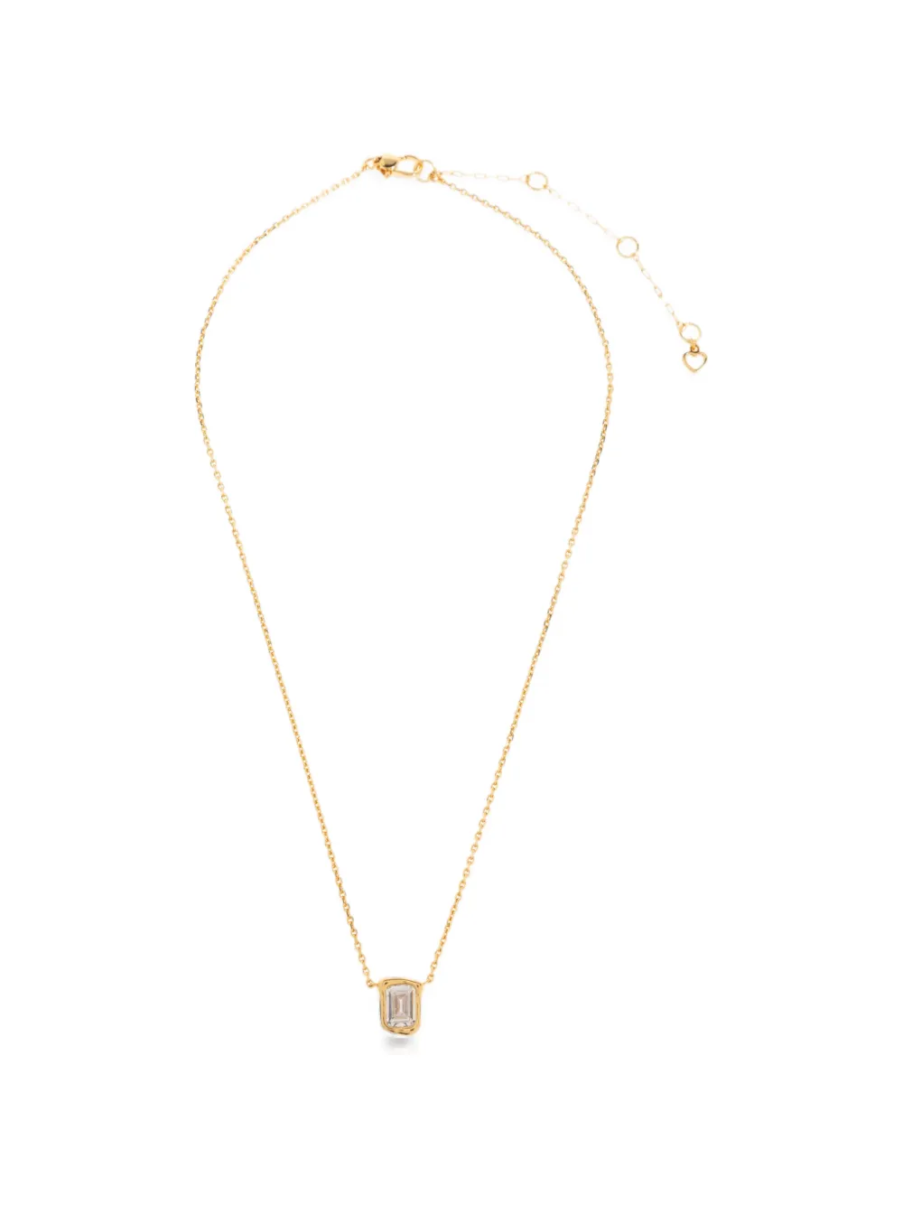 Kate Spade zirconia pendant necklace - Oro