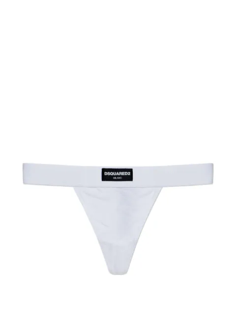 DSQUARED2 logo-patch thong