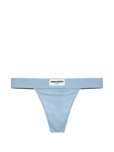 DSQUARED2 logo-patch thongs
