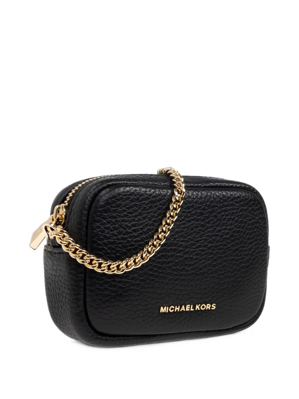 Michael Kors Bryant leren handtas hanger Zwart