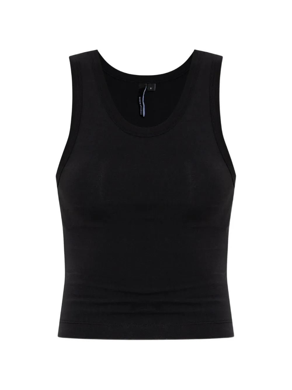 ENTIRE STUDIOS Cropped tanktop Zwart