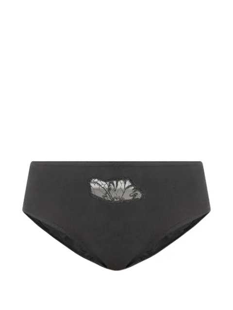 Hanro lace-embellished briefs