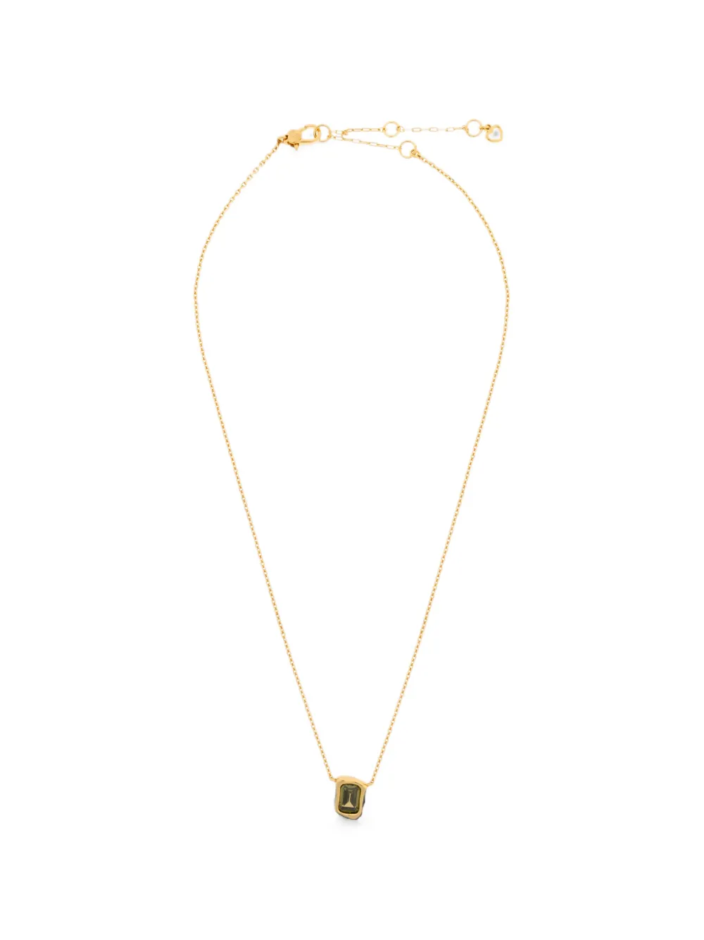 Kate Spade glass-pendant necklace - Oro