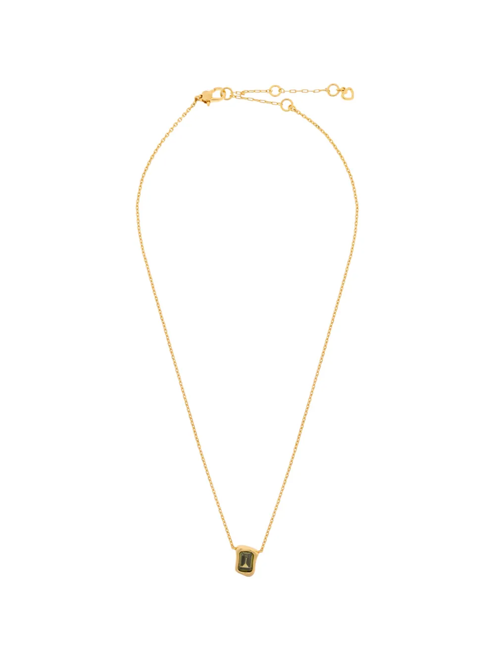 Kate Spade glass-pendant necklace - Oro