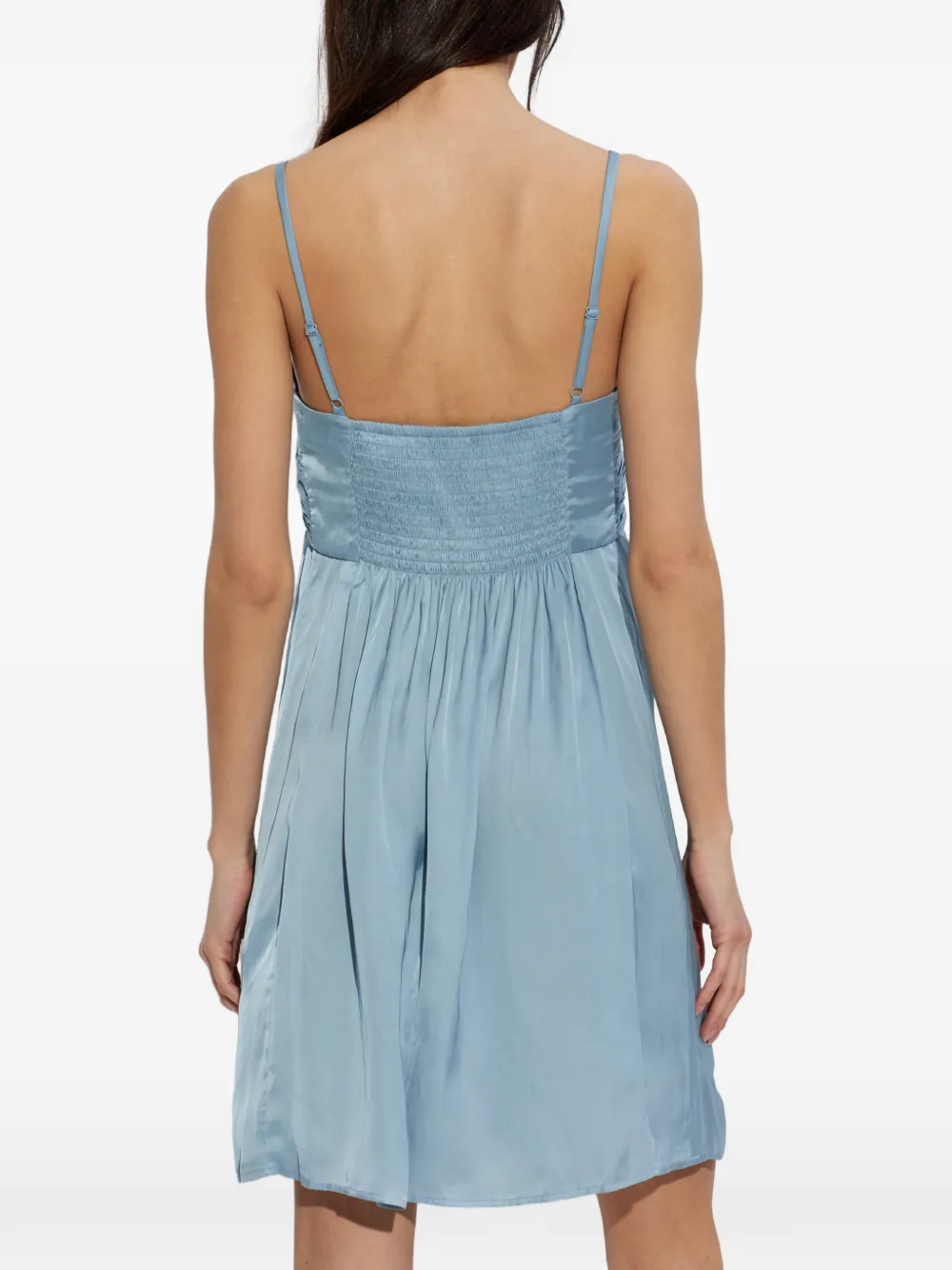 Zadig&Voltaire dress Rippies satin Blauw