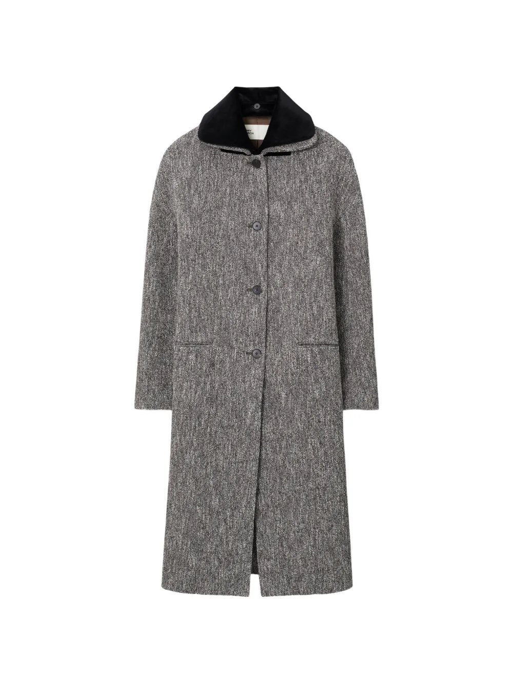 Tory Burch Bouclé-Mantel aus Wolle - Grau