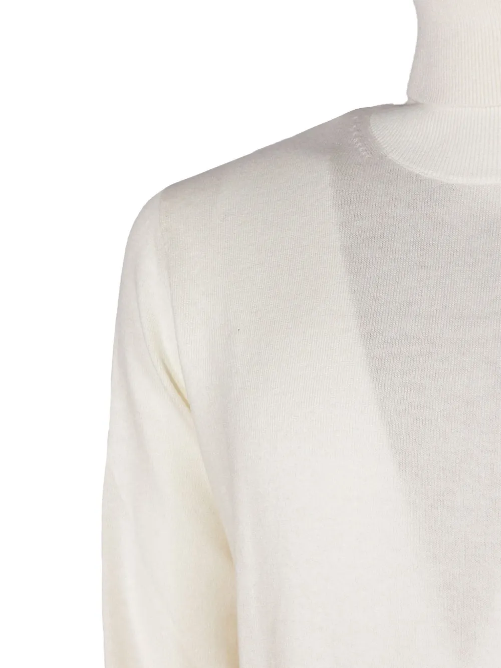 Kangra roll-neck ribbed-trim sweater Wit