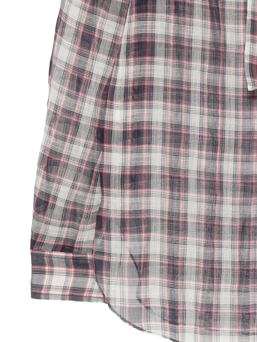 Tibi check-pattern shirt Wit