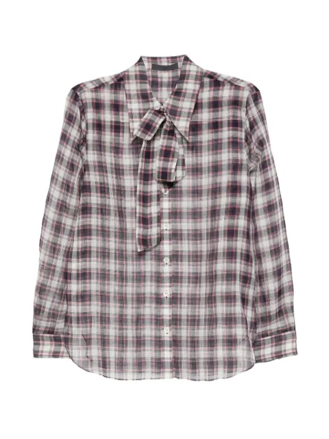 Tibi check-pattern shirt