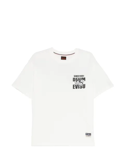 EVISU Multi-Badge Daicock T-shirt
