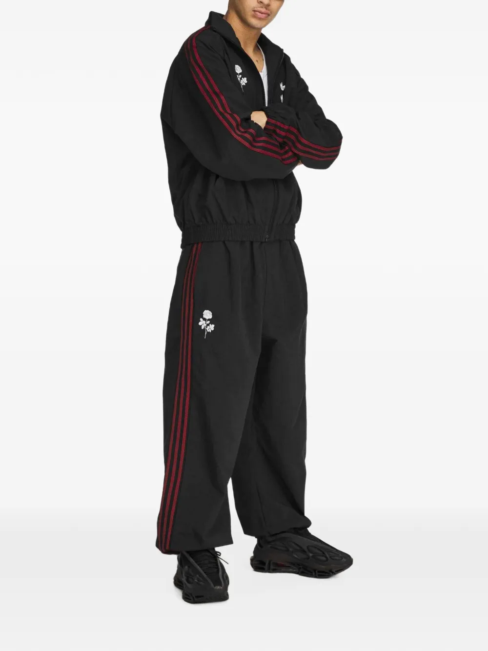 adidas x Chavarria woven track jacket Zwart