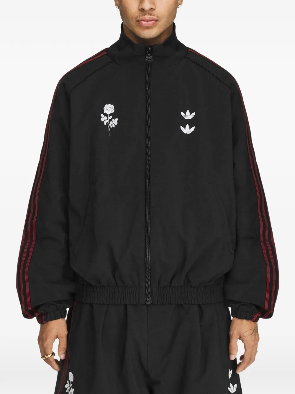 adidas x Chavarria woven track jacket Zwart