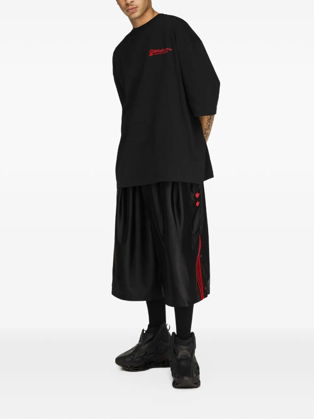adidas x Willy Chavarria Atelier T-shirt Zwart