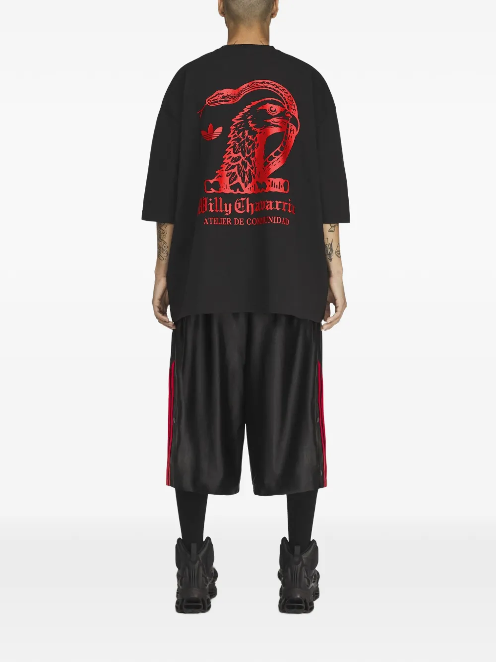 adidas x Willy Chavarria Atelier T-shirt Zwart