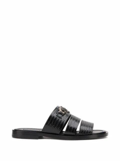 Roberto Cavalli buckle-detail leather sandals