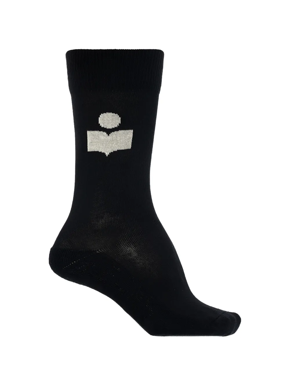 ISABEL MARANT Siloki logo-embroidered socks - Nero