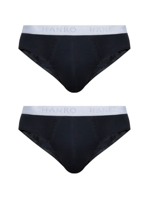 Hanro logo-waistband briefs (set of two)
