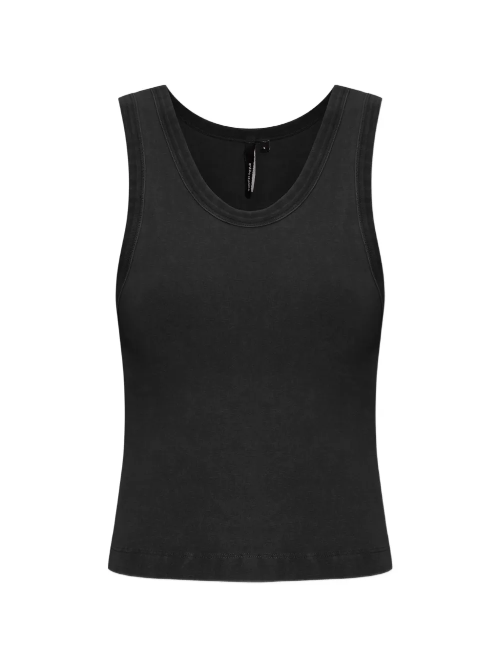 ENTIRE STUDIOS cropped tank top - Nero