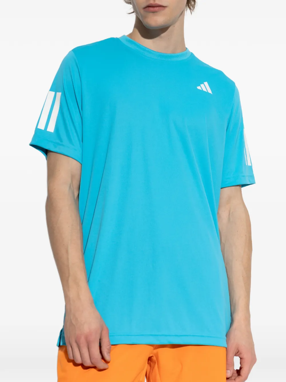 adidas Club Tennis Climacool 3-Stripes T-shirt Blauw